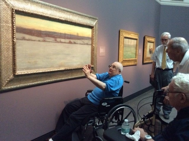 Kensington Park resident Paul Marks leads a Whistler Discussion at a museum in Washington DC