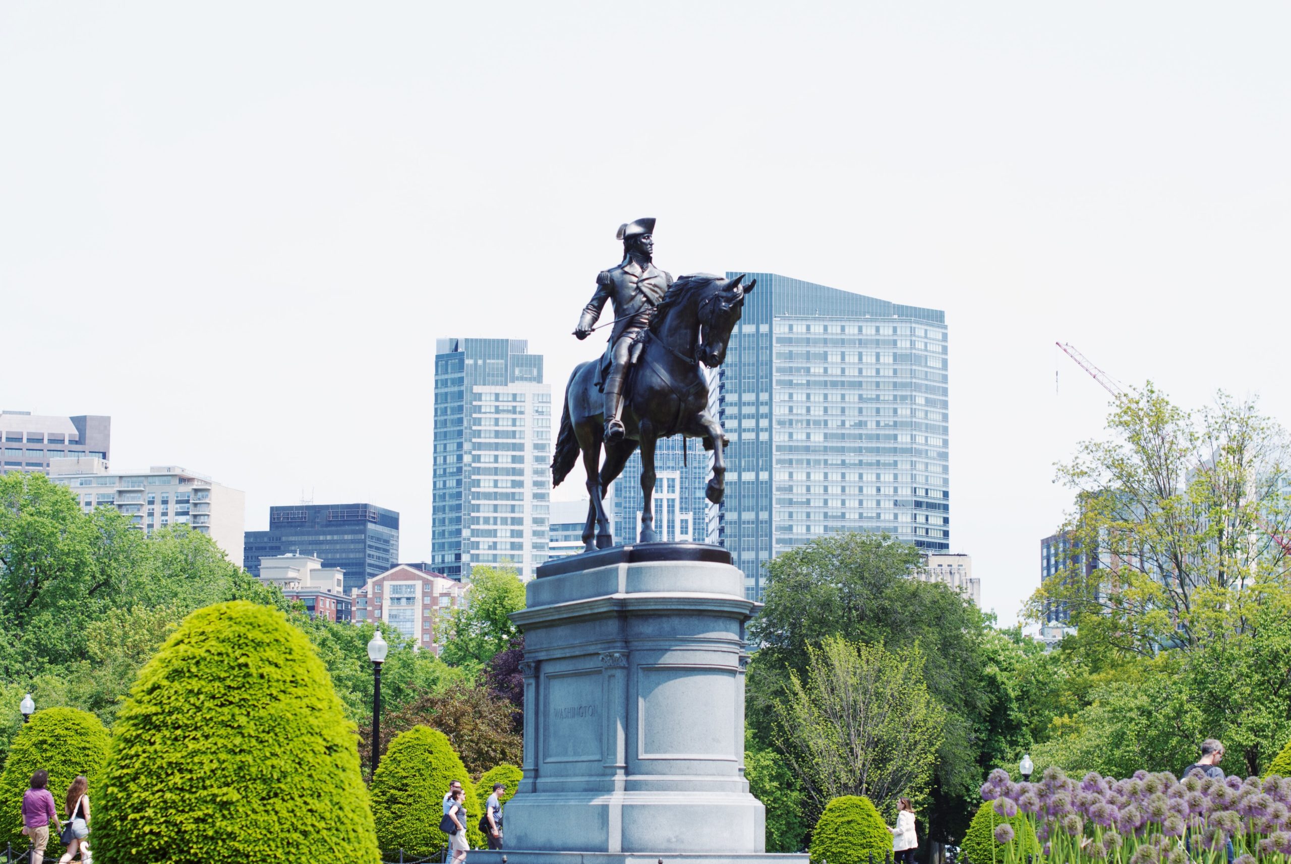 image of boston public gardens