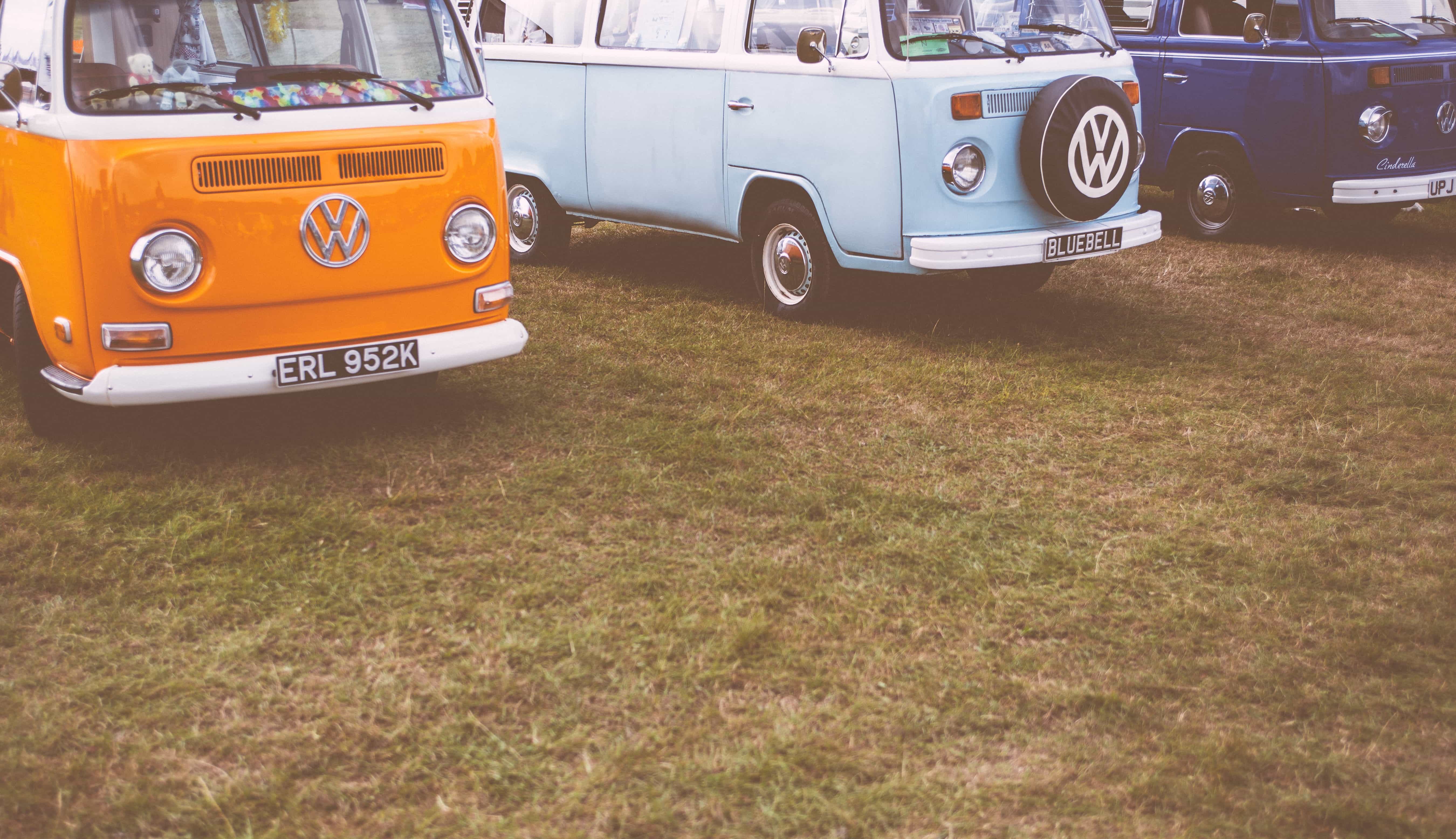 VW vans from the 1960s
