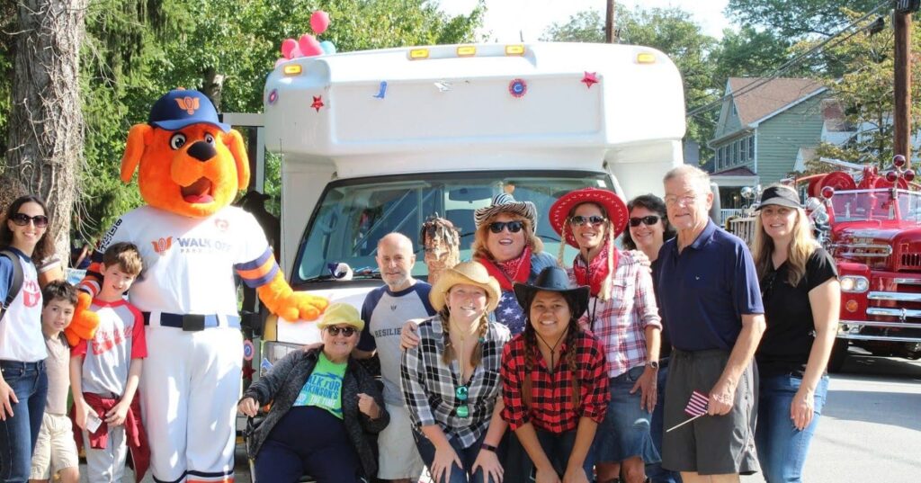 PFNCA Mascot AMP with The Kensington Park Team