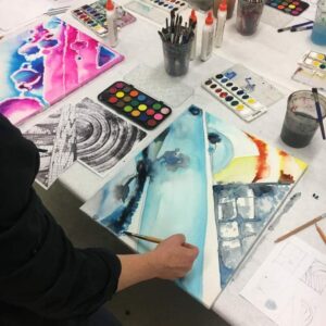 martina Sestakova watercolor class kensington sierra madre