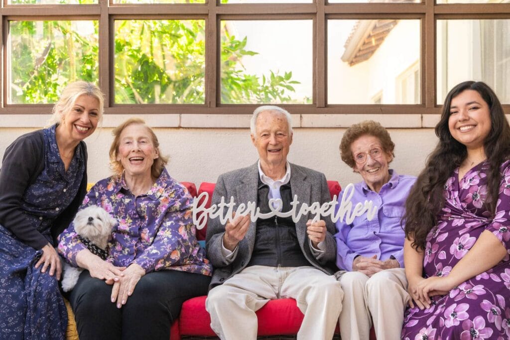 care team and residents