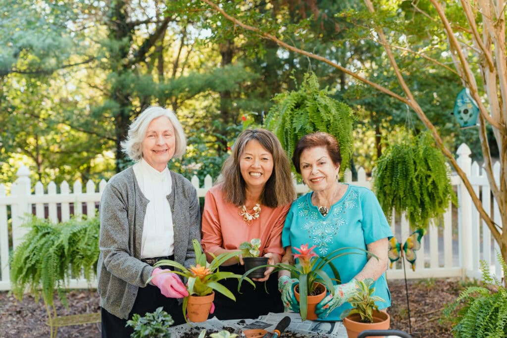 ladies gardening