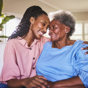Senior Mother and Adult Daughter