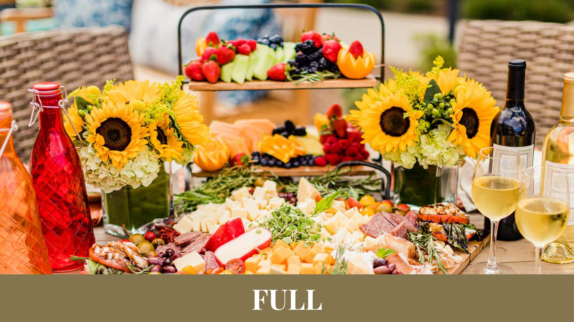 charcuterie board display